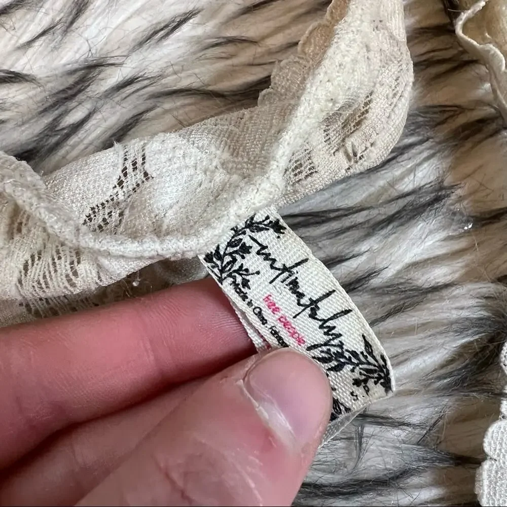 Intimately Free People Lace Off White Bralette